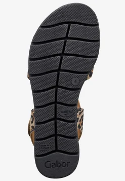 Skinnsandal med kardborrestängning
