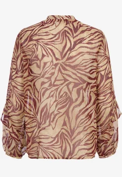 Skir blus med volanger