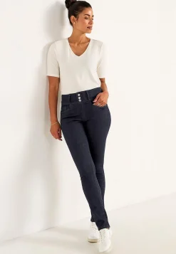 Smala jeans med hög midja - tre längder Jennifer