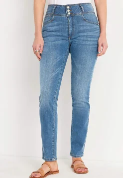 Smala jeans med hög midja - tre längder Jennifer