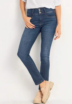 Smala jeans med hög midja - tre längder Jennifer