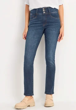 Smala jeans med hög midja - tre längder Jennifer