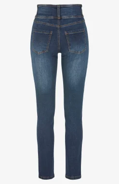 Smala jeans med hög midja - tre längder Jennifer