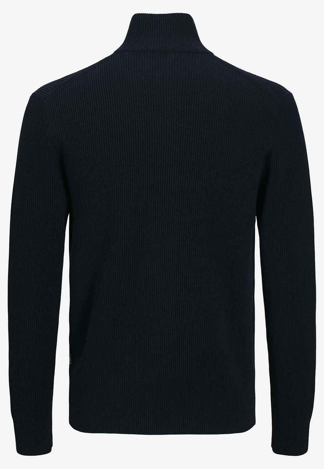 Stickad cardigan med dragkedja