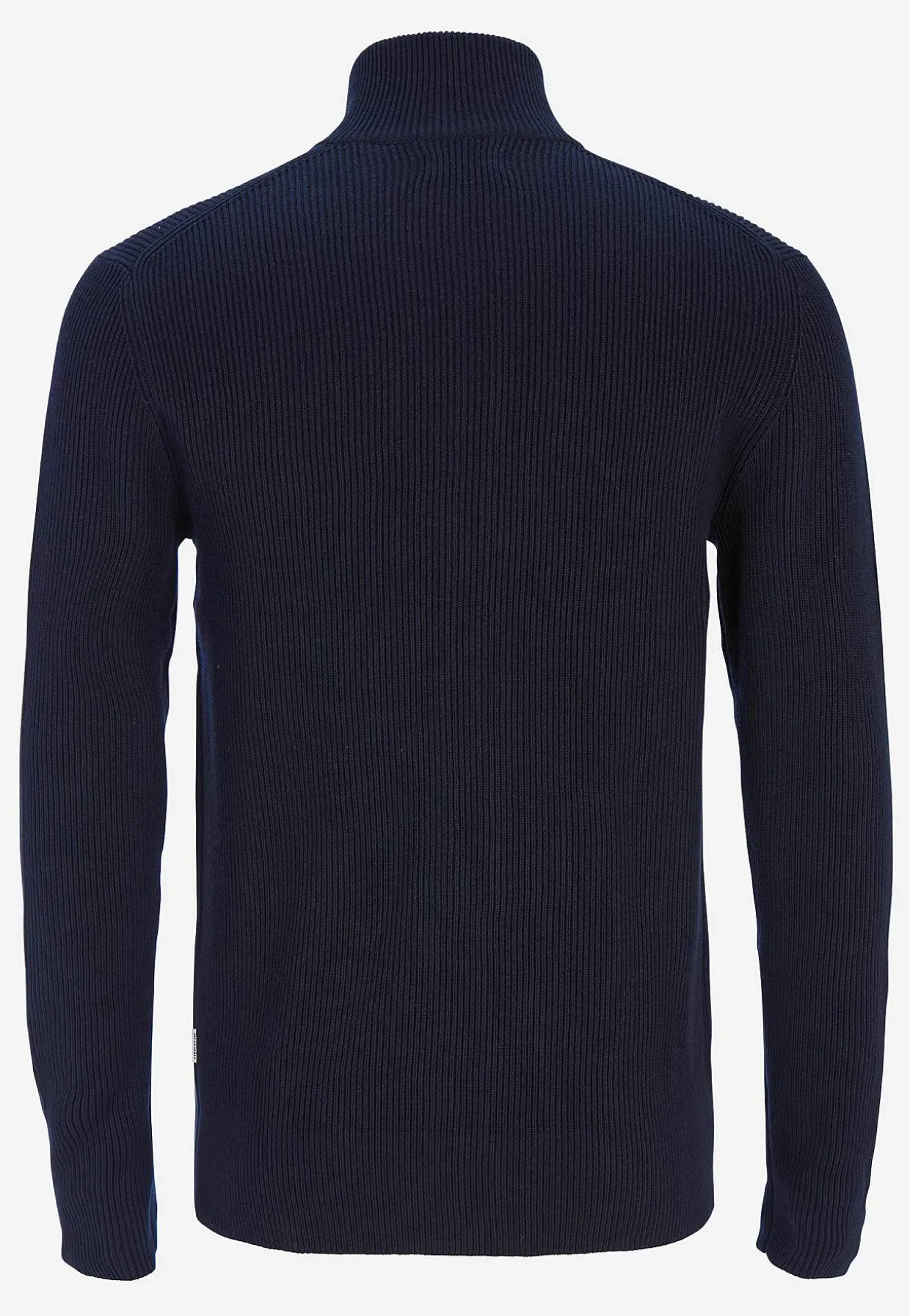 Stickad cardigan med dragkedja