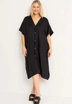 Strandkaftan med knappar
