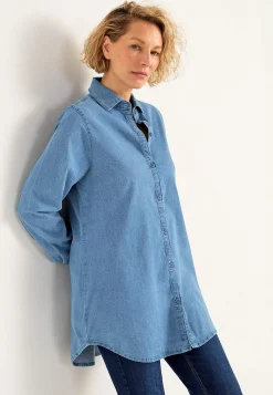 Stretchig tunika i denim