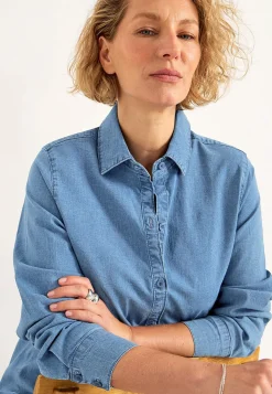 Stretchig tunika i denim