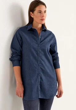 Stretchig tunika i denim