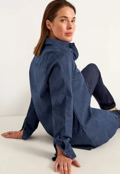 Stretchig tunika i denim