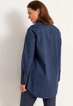 Stretchig tunika i denim