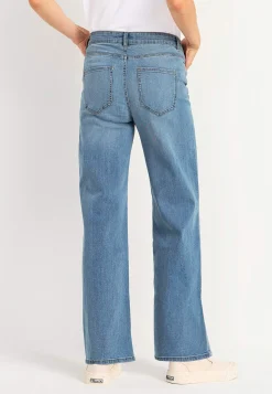 Stretchjeans med hög midja