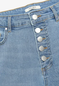 Stretchjeans med hög midja