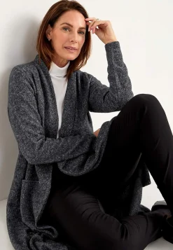 Supermjuk, lång cardigan med fickor Beata