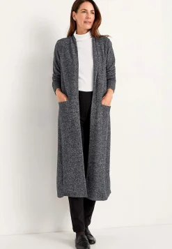Supermjuk, lång cardigan med fickor Beata
