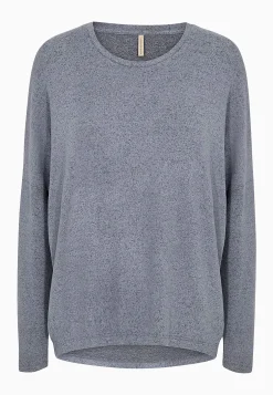 Supermjuk, melerad trikåtopp