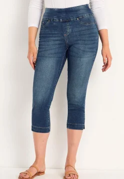 Supersköna caprijeggings i denim Elin