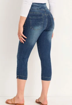Supersköna caprijeggings i denim Elin