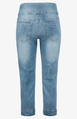 Supersköna caprijeggings i denim Elin