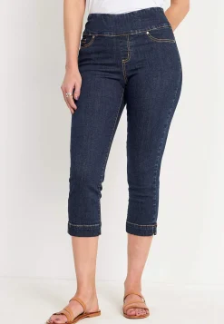 Supersköna caprijeggings i denim Elin