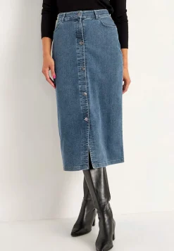 Superstretchig jeanskjol Sara