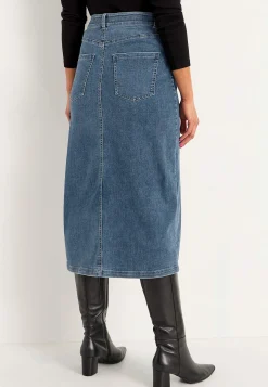 Superstretchig jeanskjol Sara