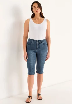 Superstretchiga caprijeans Sara
