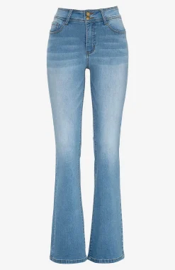 Superstretchiga shapingjeans med bootcut