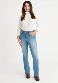 Superstretchiga shapingjeans med bootcut