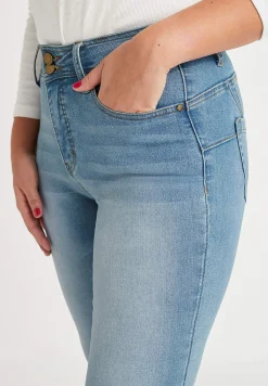 Superstretchiga shapingjeans med bootcut