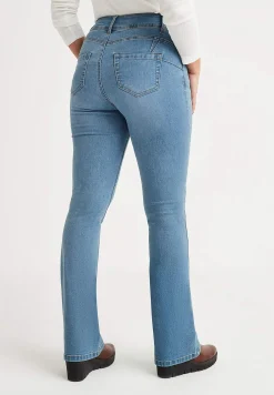 Superstretchiga shapingjeans med bootcut