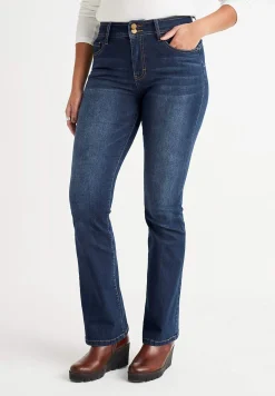 Superstretchiga shapingjeans med bootcut