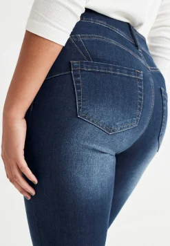 Superstretchiga shapingjeans med bootcut