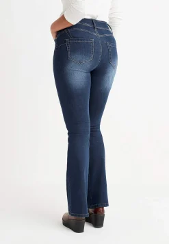 Superstretchiga shapingjeans med bootcut