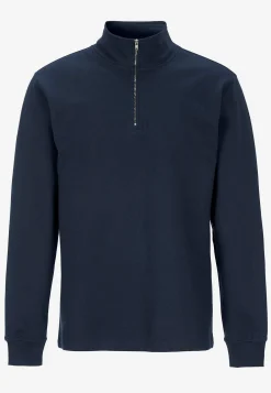 Sweatshirt med dragkedja