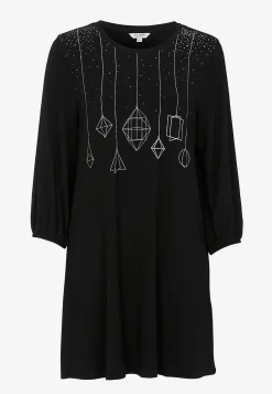 Trikåtunika med julmotiv