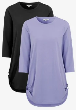 Trikåtunika med 3/4-ärm Alexia 2-pack