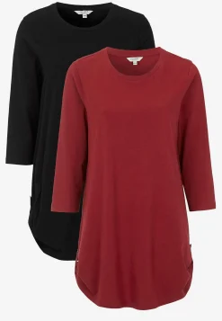 Trikåtunika med 3/4-ärm Alexia 2-pack