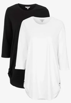Trikåtunika med 3/4-ärm Alexia 2-pack