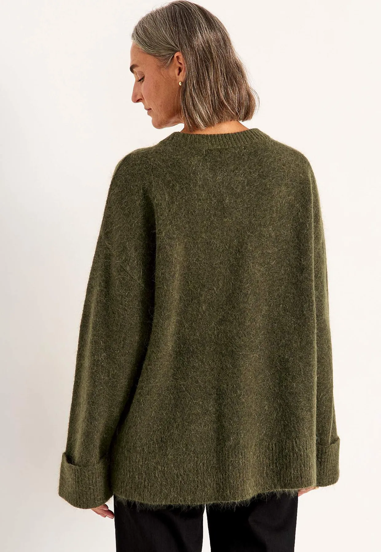 Tröja Premium i mohair- och ullblandning