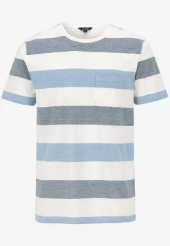 T-shirt med breda ränder Johannes