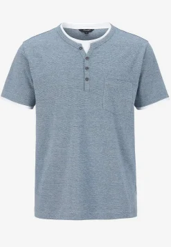 T-shirt med knappslå