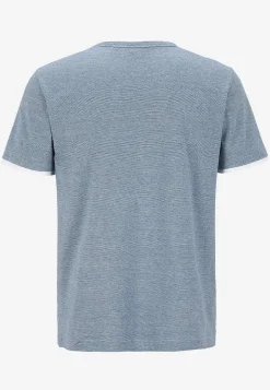 T-shirt med knappslå