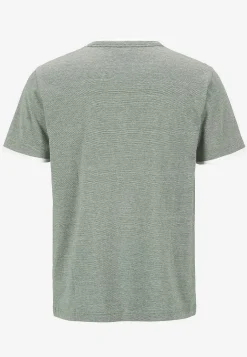 T-shirt med knappslå