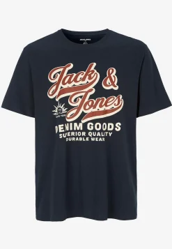 T-shirt med stort tryck framtill