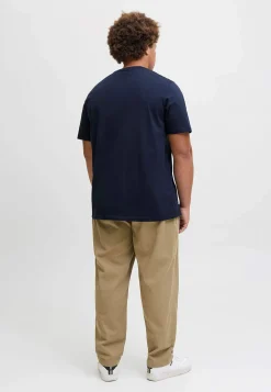 T-shirt med stort tryck framtill