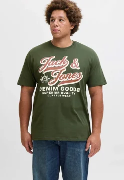 T-shirt med stort tryck framtill