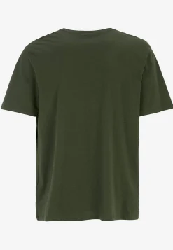 T-shirt med stort tryck framtill