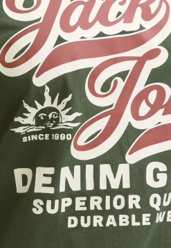 T-shirt med stort tryck framtill