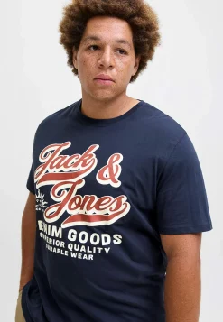 T-shirt med stort tryck framtill